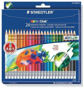 Staedtler Noris Club Erasable Coloured Pencils 24 pk