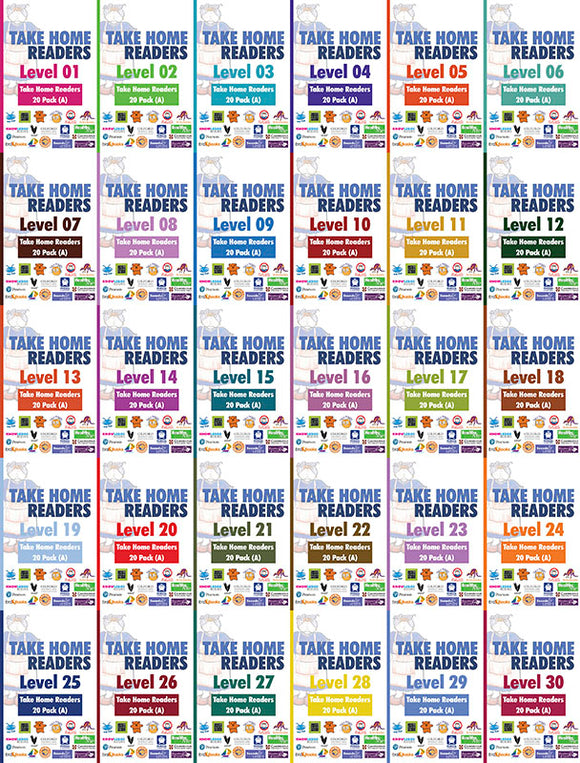 Take Home Readers 20 Readers × 30 Packs Bundle THR01-30A – Network ...