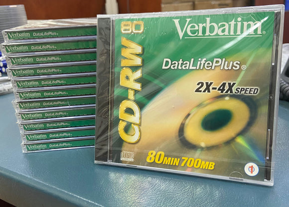 Verbatim CD-RW DataLifePlus 80min