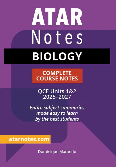 ATAR Notes QCE Biology 1&2 Notes (2025-2027)