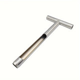 1 SET Soil Sample Probe, Soil Sampling Tools, T-Style Handle Soil Probe Rod for Lawn Farm Golf Course, Soil Probes for Soil Sampling with a Set of Garden Tools and 4pcs Reusable Sample Bags
