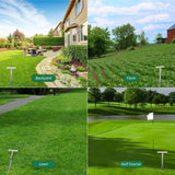 1 SET Soil Sample Probe, Soil Sampling Tools, T-Style Handle Soil Probe Rod for Lawn Farm Golf Course, Soil Probes for Soil Sampling with a Set of Garden Tools and 4pcs Reusable Sample Bags