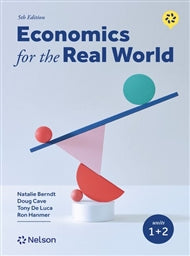 Economics for the Real World Units 1&2 5th Ed + Nelson MindTap 9780170485814