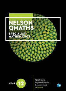 Nelson QMaths 12 Mathematics Specialist Student Book 1 Access Code for 26 Months 9780170413060