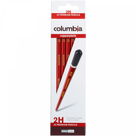 Columbia Copper Plate 2H - 20-Pack of Pencils