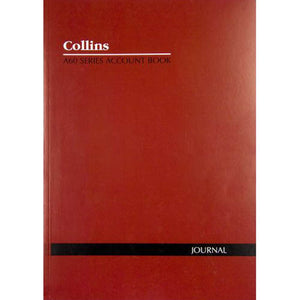 Collins A60 Softcover Accounts Books 60 Leaf A4 Journal 9312136103021