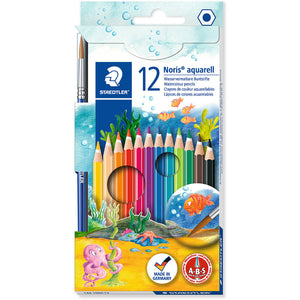 Noris Club Aquarell Watercolour Pencils - Assorted 12’s 1100