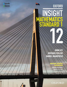 Oxford Insight Mathematics Standard 1 Year 12 Student book + obook assess 9780190312091