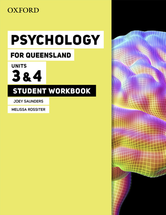 Psychology for Queensland Units 3&4 Workbook 9780190320393