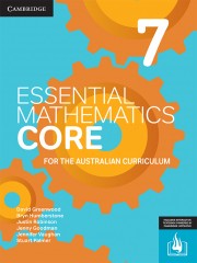 Essential Mathematics CORE for the Australian Curriculum Year 7 (print and interactive textbook) 9781108878753