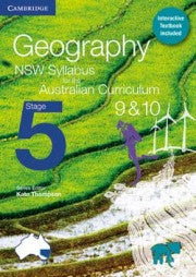 Geography NSW Syllabus for the Australian Curriculum Stage 5 Years 9 & 10 9781316606230