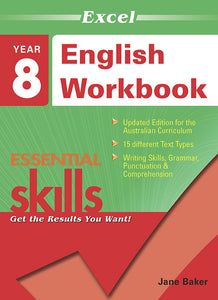 Excel Essential Skills: English Workbook Year 8 9781740200370
