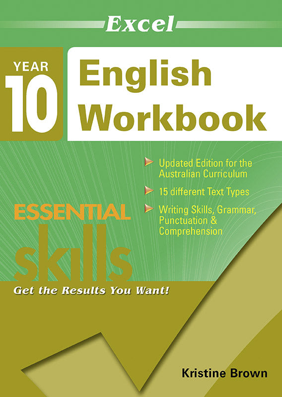 Excel Essential Skills: English Workbook Year 10 9781740200394