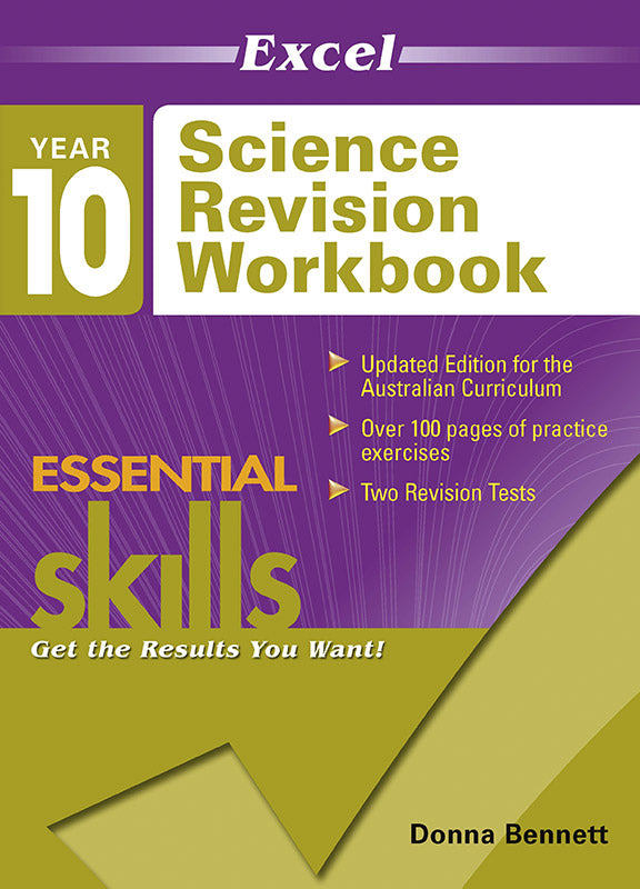 Excel Essential Skills: Science Revision Workbook Year 10 9781740200813