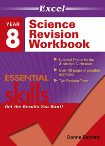 Excel Essential Skills: Science Revision Workbook Year 8 9781740200820
