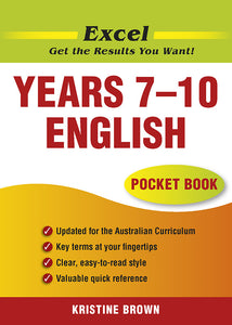 Excel English Pocket Book Years 7-10 9781741250091