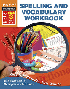 Excel Advanced Skills Workbooks: Spelling and Vocabulary Workbook Year 3 9781741252606