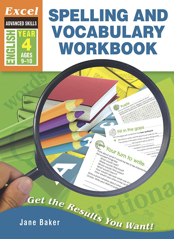Excel Advanced Skills Workbooks: Spelling and Vocabulary Workbook Year 4 9781741252668