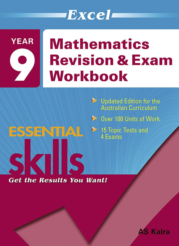 Excel Essential Skills: Mathematics Revision & Exam Workbook Year 9 9781741252712