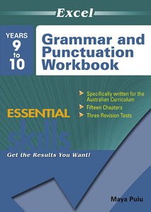 Excel Essential Skills: Grammar and Punctuation Workbook Years 9-10 9781741254129