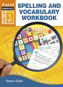 Excel Advanced Skills Workbooks: Spelling and Vocabulary Workbook Year 1 9781741254648