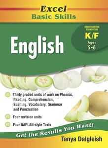 Excel Basic Skills Core Books: English Kindergarten/Foundation 9781741256086