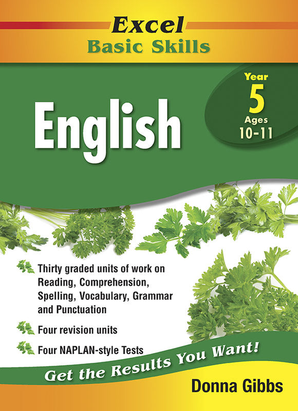 Excel Basic Skills Core Books: English Year 5 9781741256130