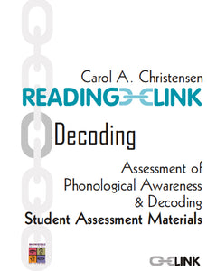 Decoding Assessment of Phonological Awareness and Decoding Student Material 9781741620429