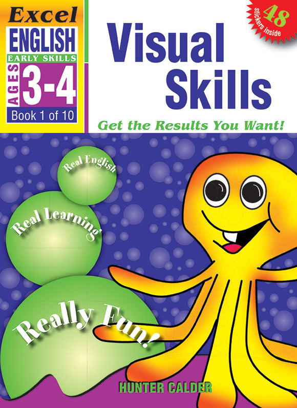 Excel Early Skills English Book 1: Visual Skills Ages 3-4 9781877085789