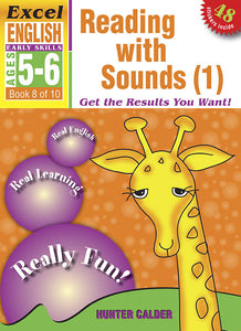 Excel Early Skills English Book 8: Reading with Sounds 1 Ages 5-6 9781877085857