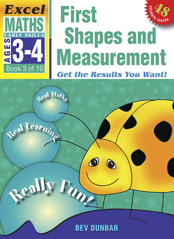Excel Early Skills Maths Book 3: First Shapes and Measurement Ages 3-4 9781877085901