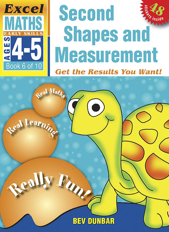 Excel Early Skills Maths Book 6: Second Shapes and Measurement Ages 4-5 9781877085932