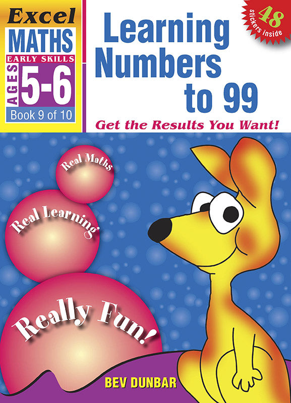 Excel Early Skills Maths Book 9: Learning Numbers to 99 Ages 5-6 9781877085963