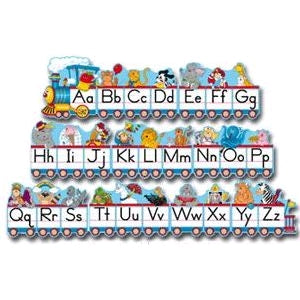 Alphabet Train Wallchart - 3D Pop-Up Decor Frieze LK501FZ