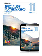 Pearson Specialist Mathematics Queensland 11 Student Book with eBook 9780655791218