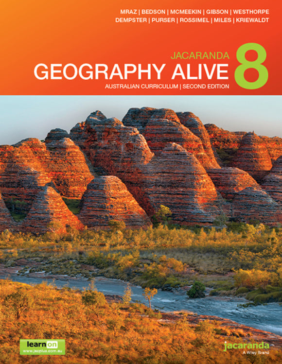 Jacaranda Geography Alive 8 for the AC 2nd Ed LearnON & Print 9780730347903
