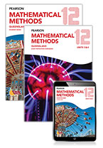 Pearson Mathematical Methods Queensland 12 Exam Preparation Workbook + Student Book with eBook 9781488672408