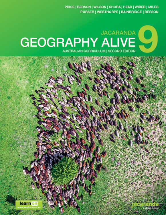 Jacaranda Geography Alive 9 for the AC 2nd Ed LearnON & Print 9780730347132