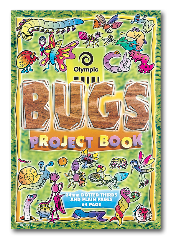 Bugs Project Book 64Pg 24mm Dotted Thirds 4080