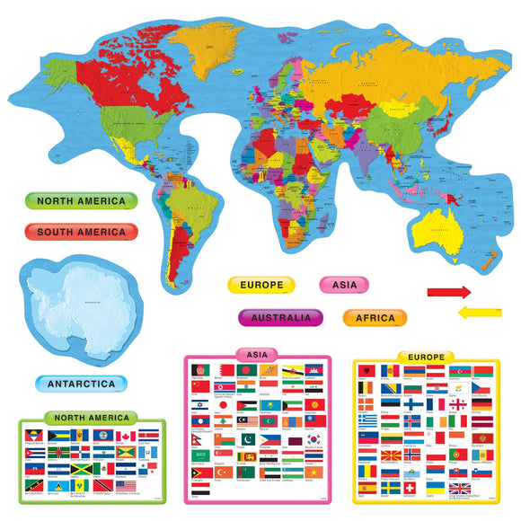 Continents & Countries (Bulletin Board Set) T8259