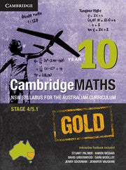 Cambridge Mathematics GOLD NSW Syllabus for the Australian Curriculum Year 10 9781316623121
