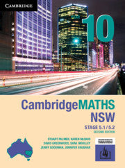Cambridge Maths Stage 5 NSW 2nd Ed Year 10 5.1/5.2 9781108468428