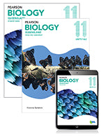 Pearson Biology Queensland 11 Student Book, eBook and Skills & Assessment Book 9781488685651
