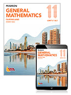 Pearson General Mathematics Queensland 11 Student Book with eBook 9781488621390